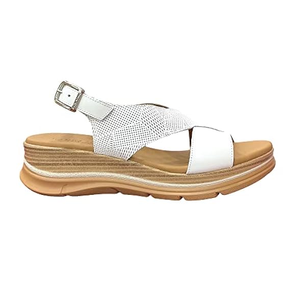 Paula Urban - Sandalias piel blancas - CUERO